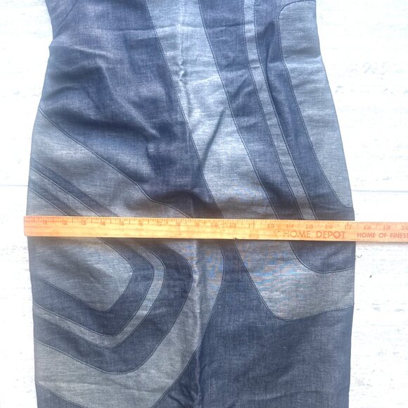 Kenzo Jeans Womens Sleeveless Cotton Dress Abstract Pattern Bulgaria Size 38 SM - Picture 8 of 8